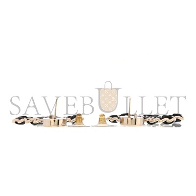 CHANEL CHAIN CC DROP EARRINGS ABE861